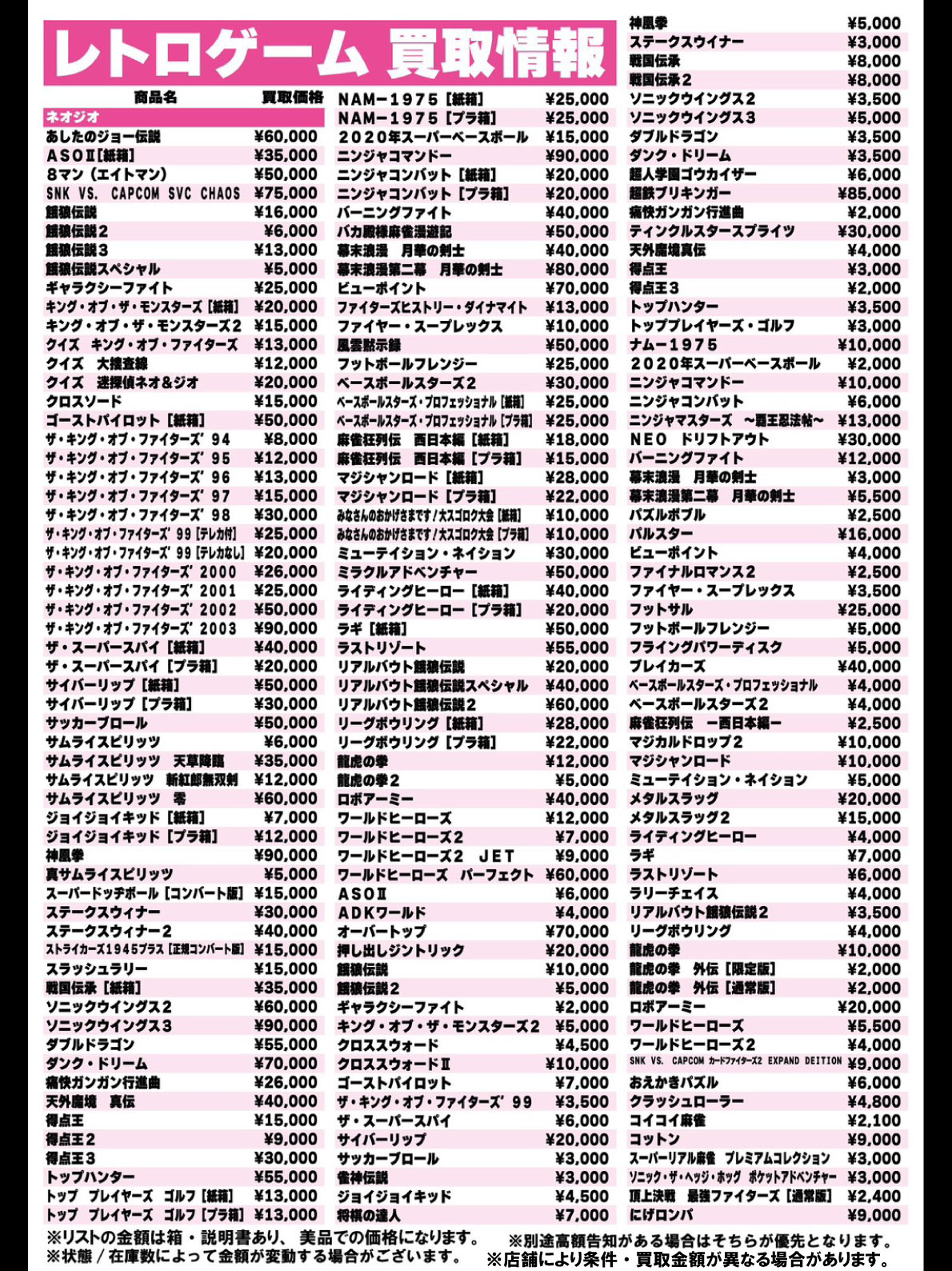ゲーム強化買取商品