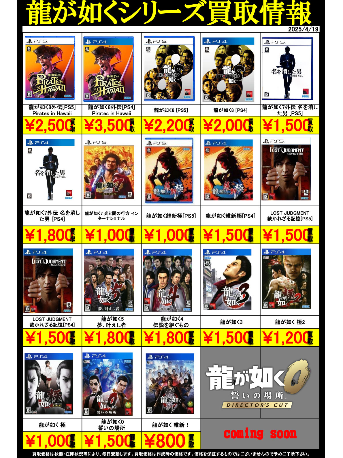 ゲーム強化買取商品