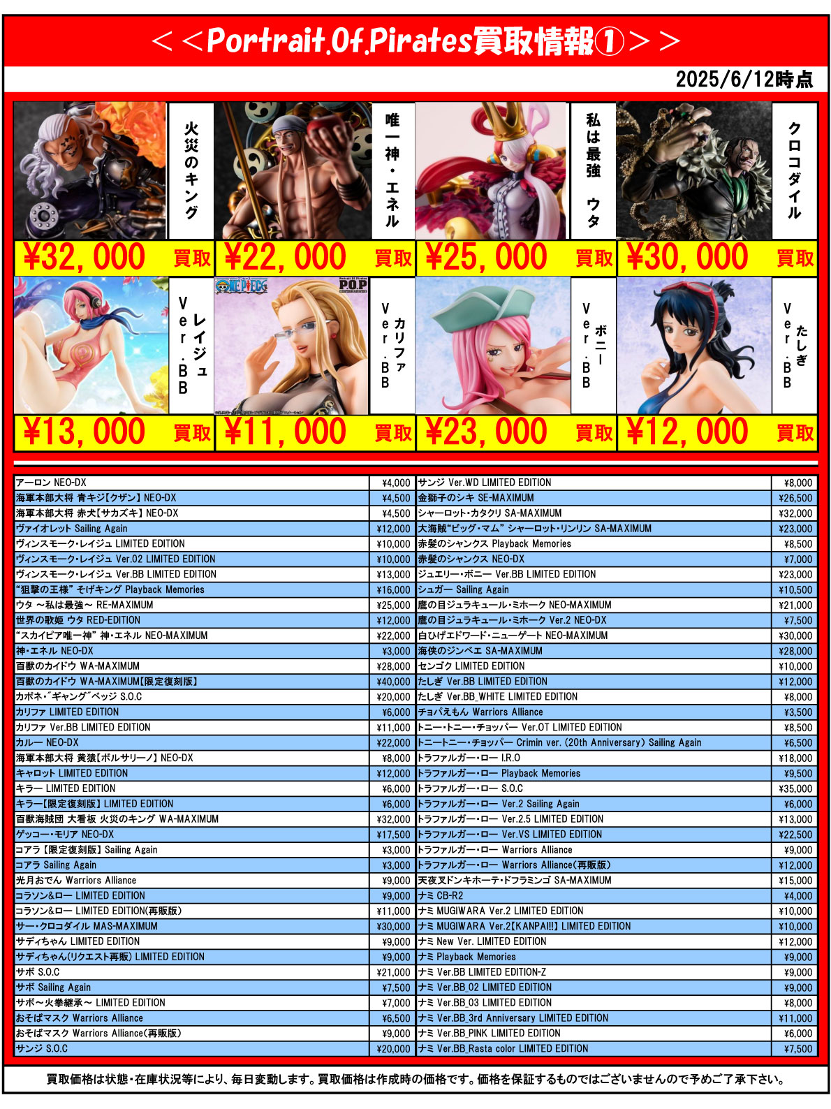 おもちゃ強化買取商品