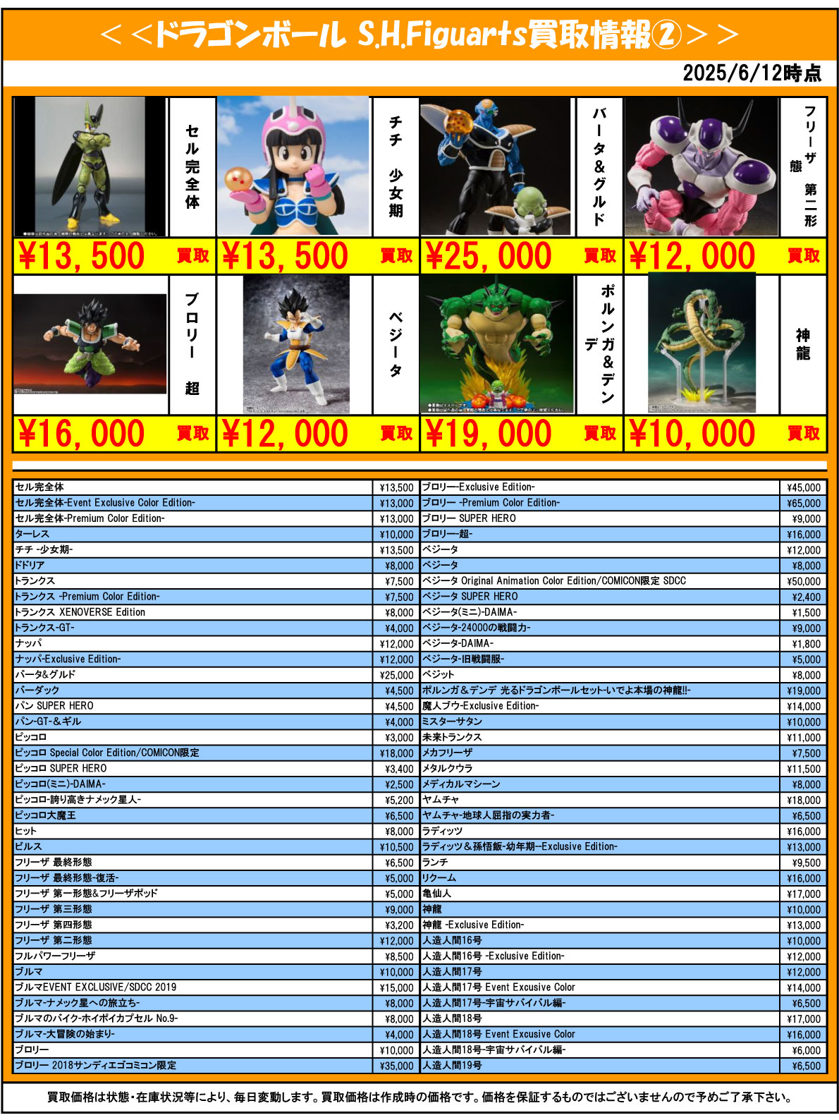 おもちゃ強化買取商品