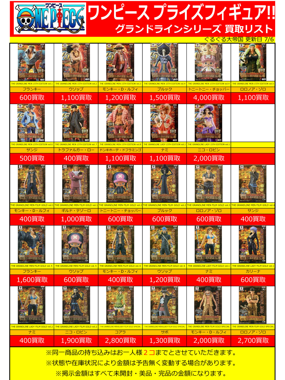 おもちゃ強化買取商品