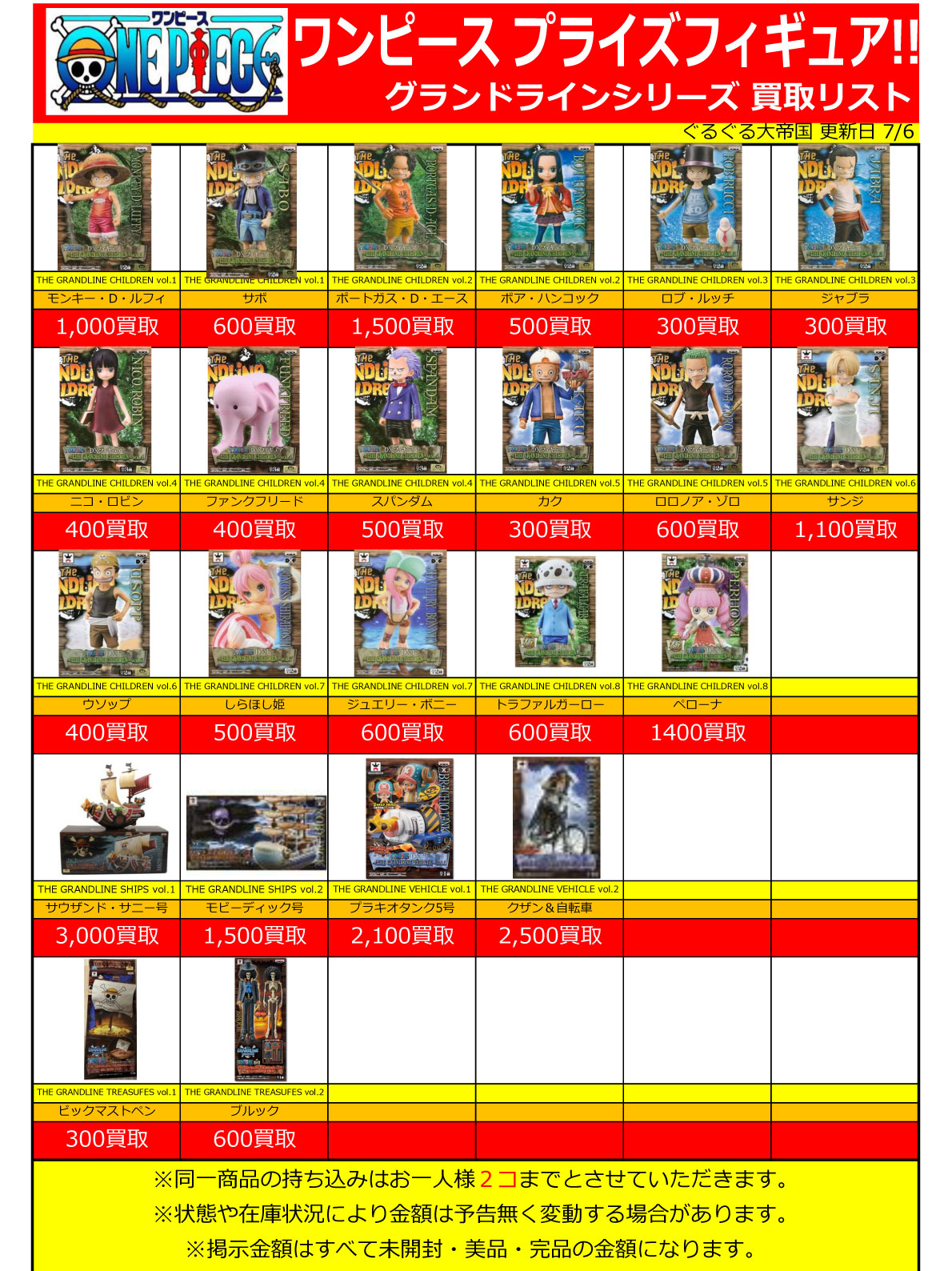 おもちゃ強化買取商品