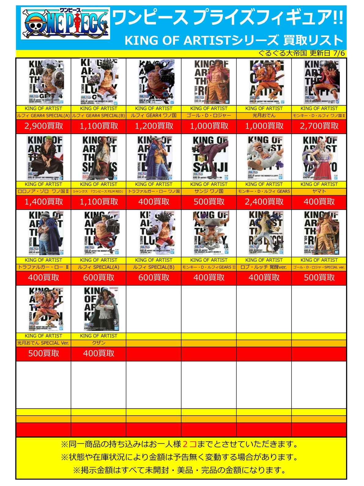 おもちゃ強化買取商品