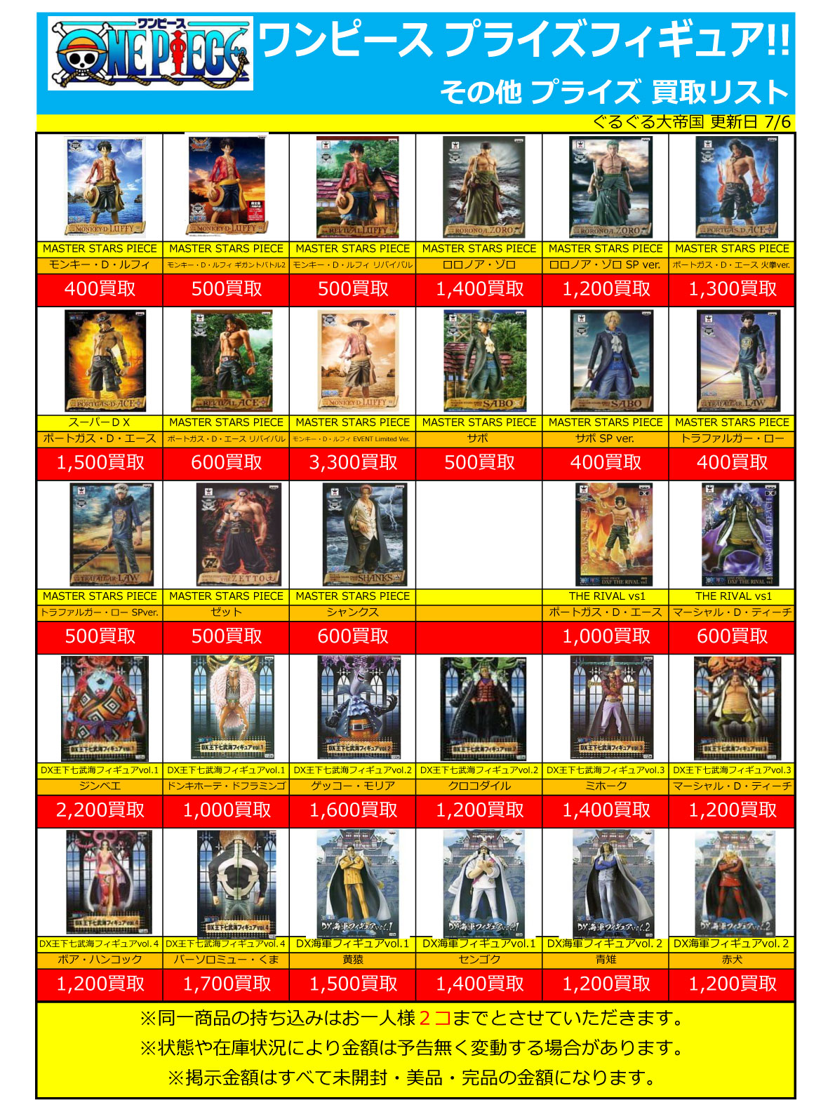 おもちゃ強化買取商品