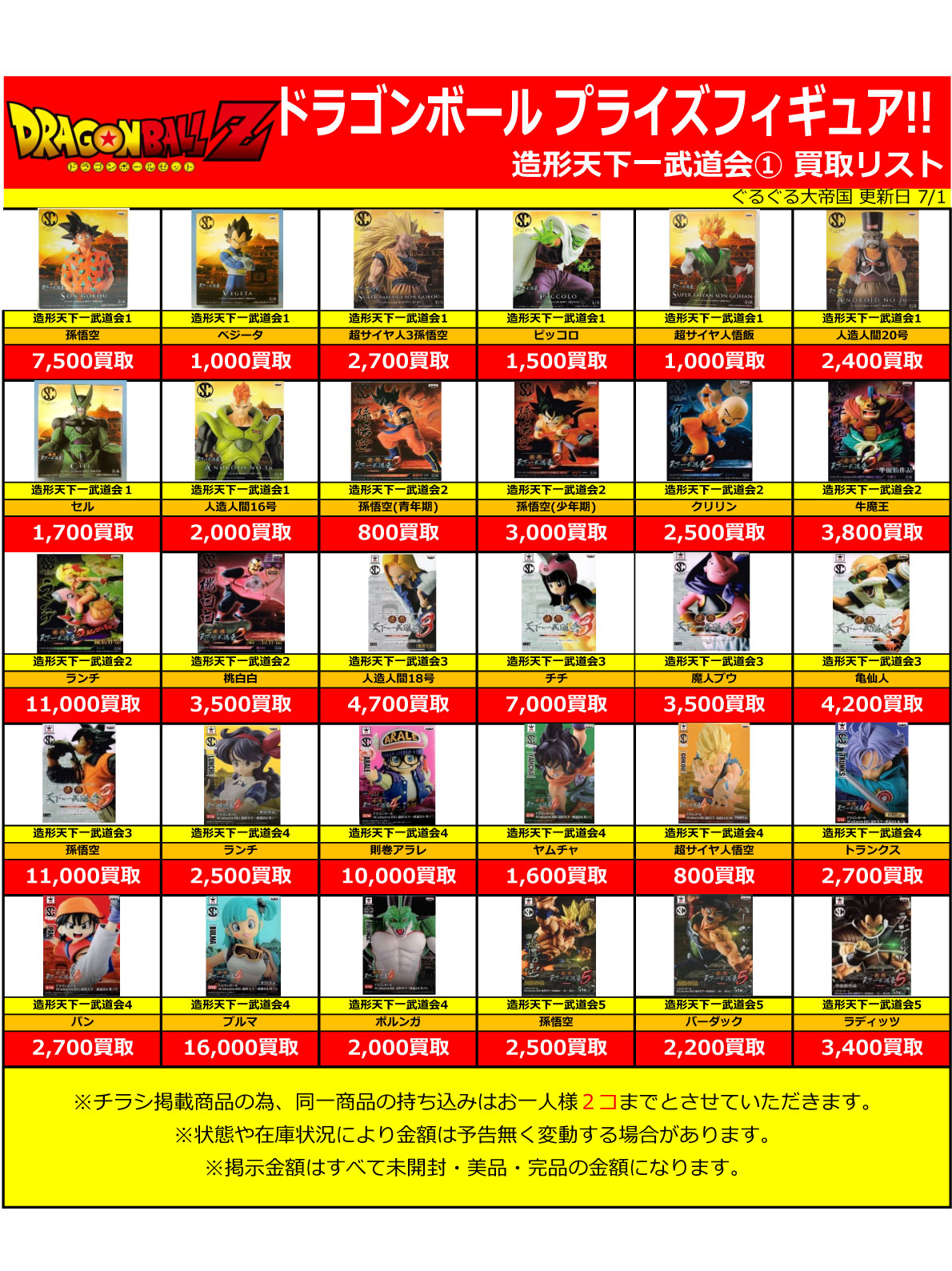 おもちゃ強化買取商品