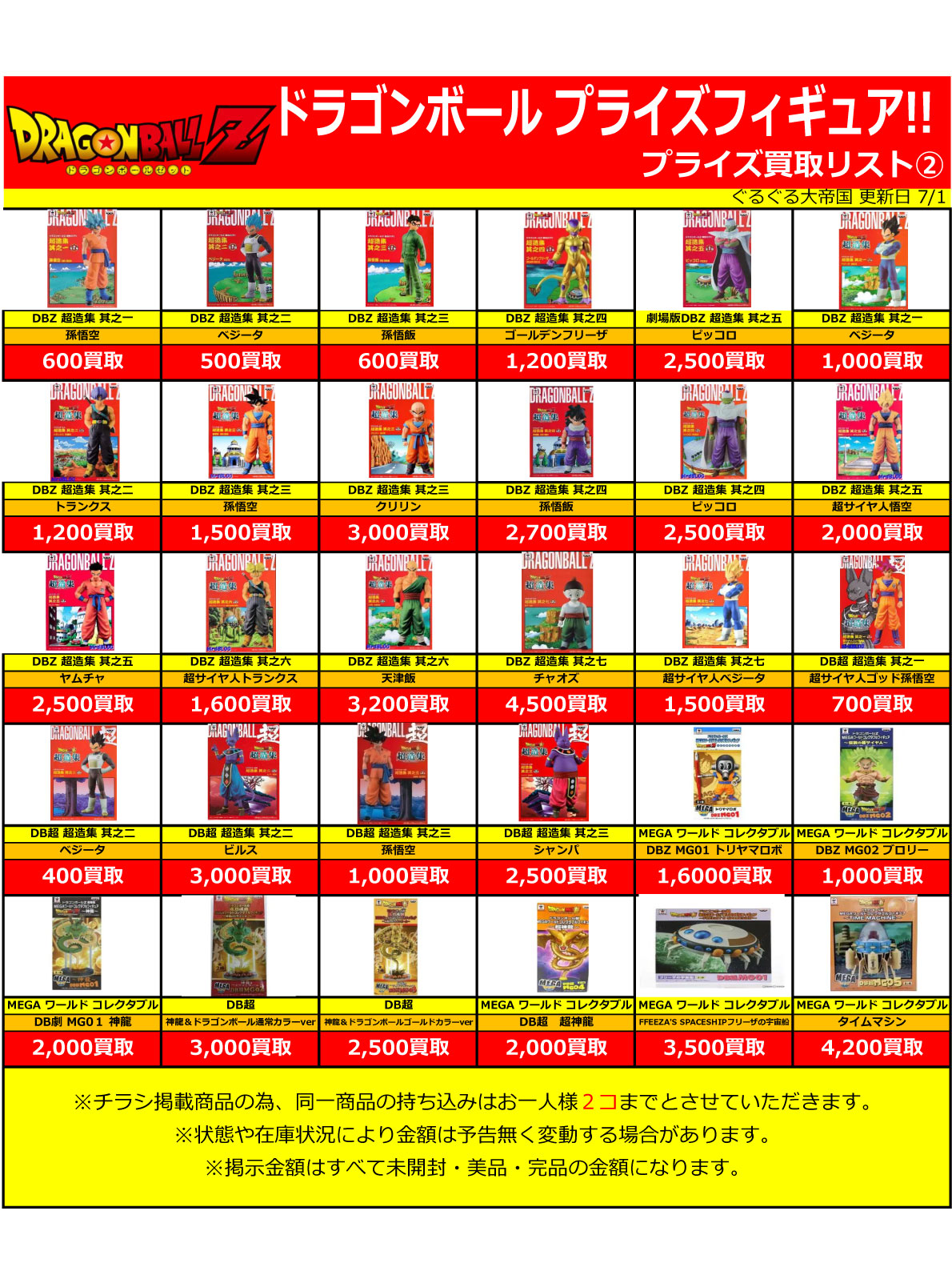 おもちゃ強化買取商品