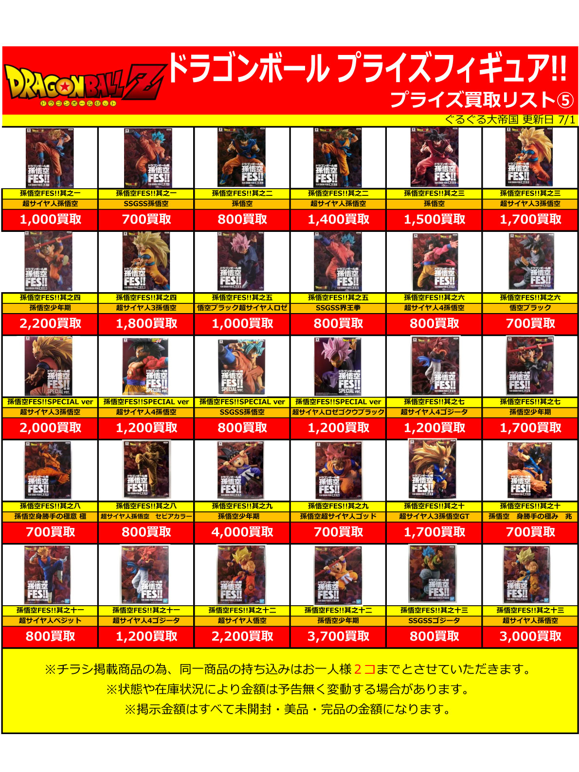 おもちゃ強化買取商品