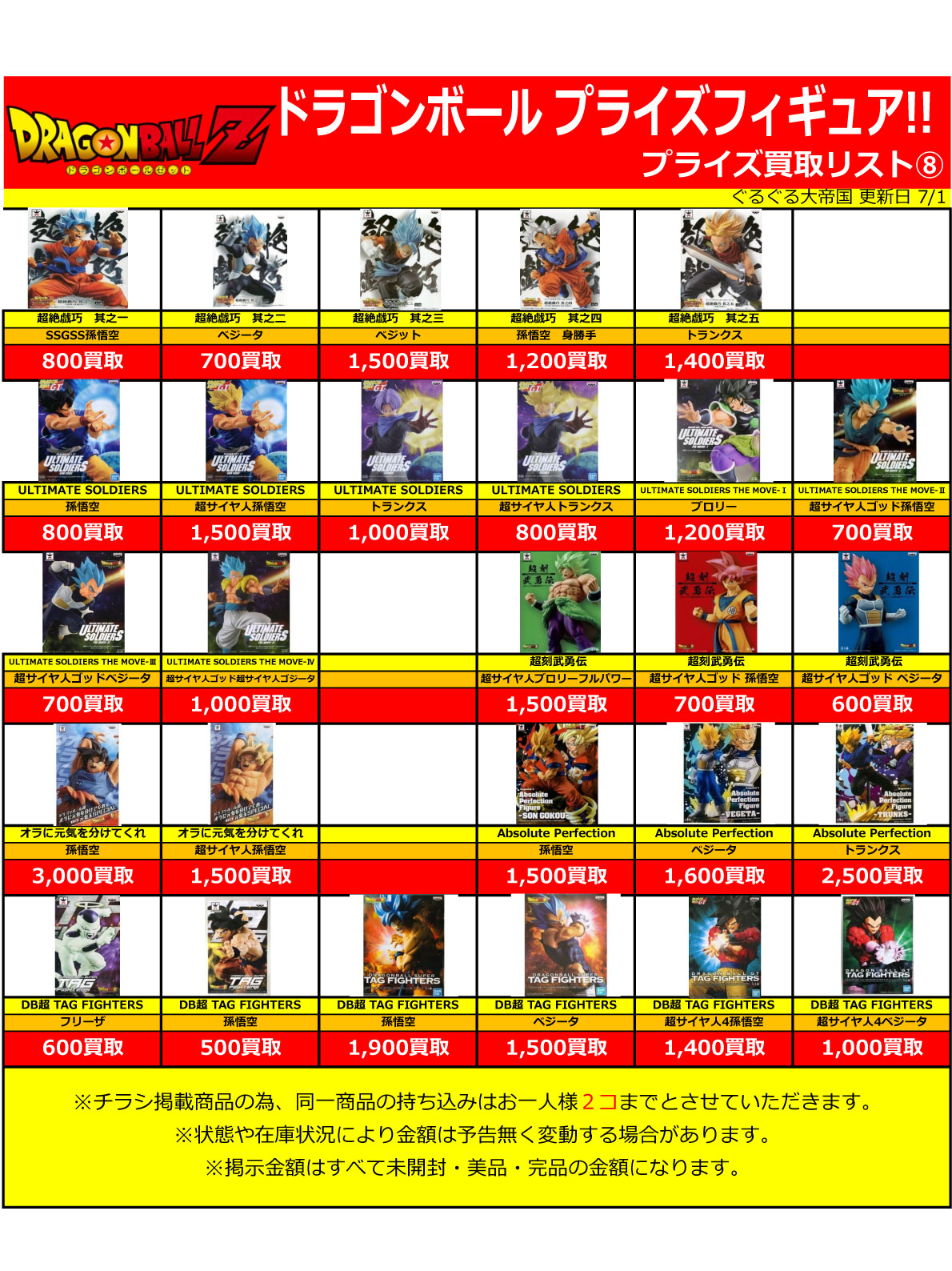 おもちゃ強化買取商品