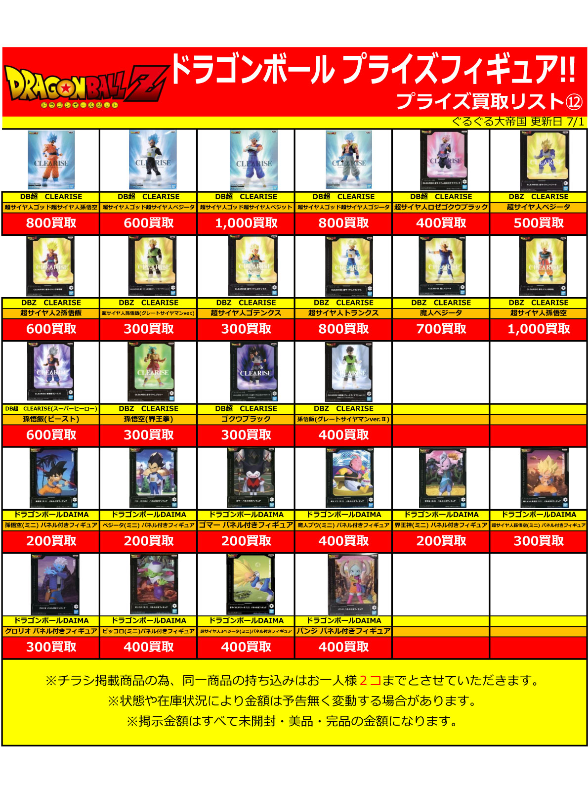 おもちゃ強化買取商品