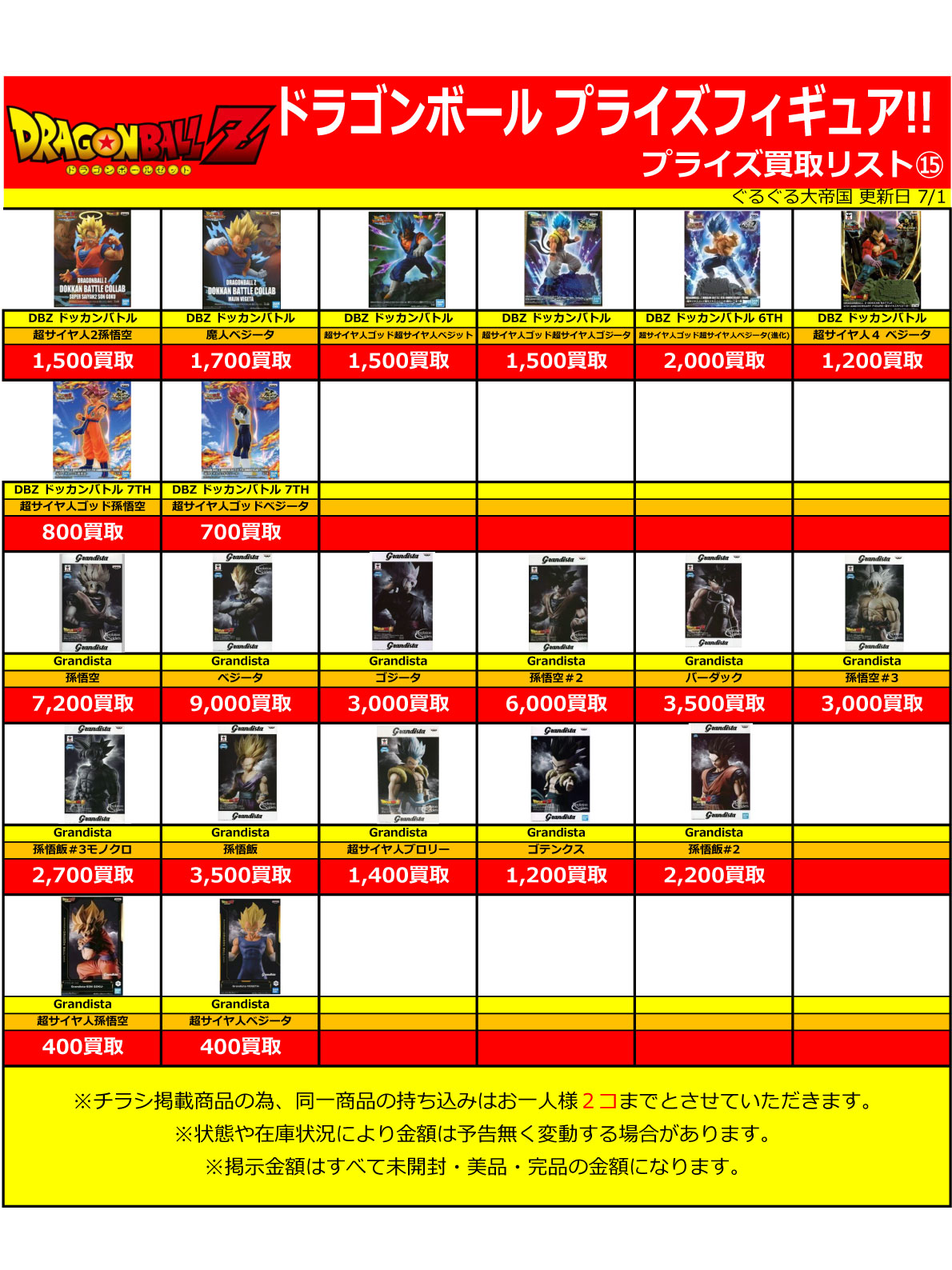 おもちゃ強化買取商品