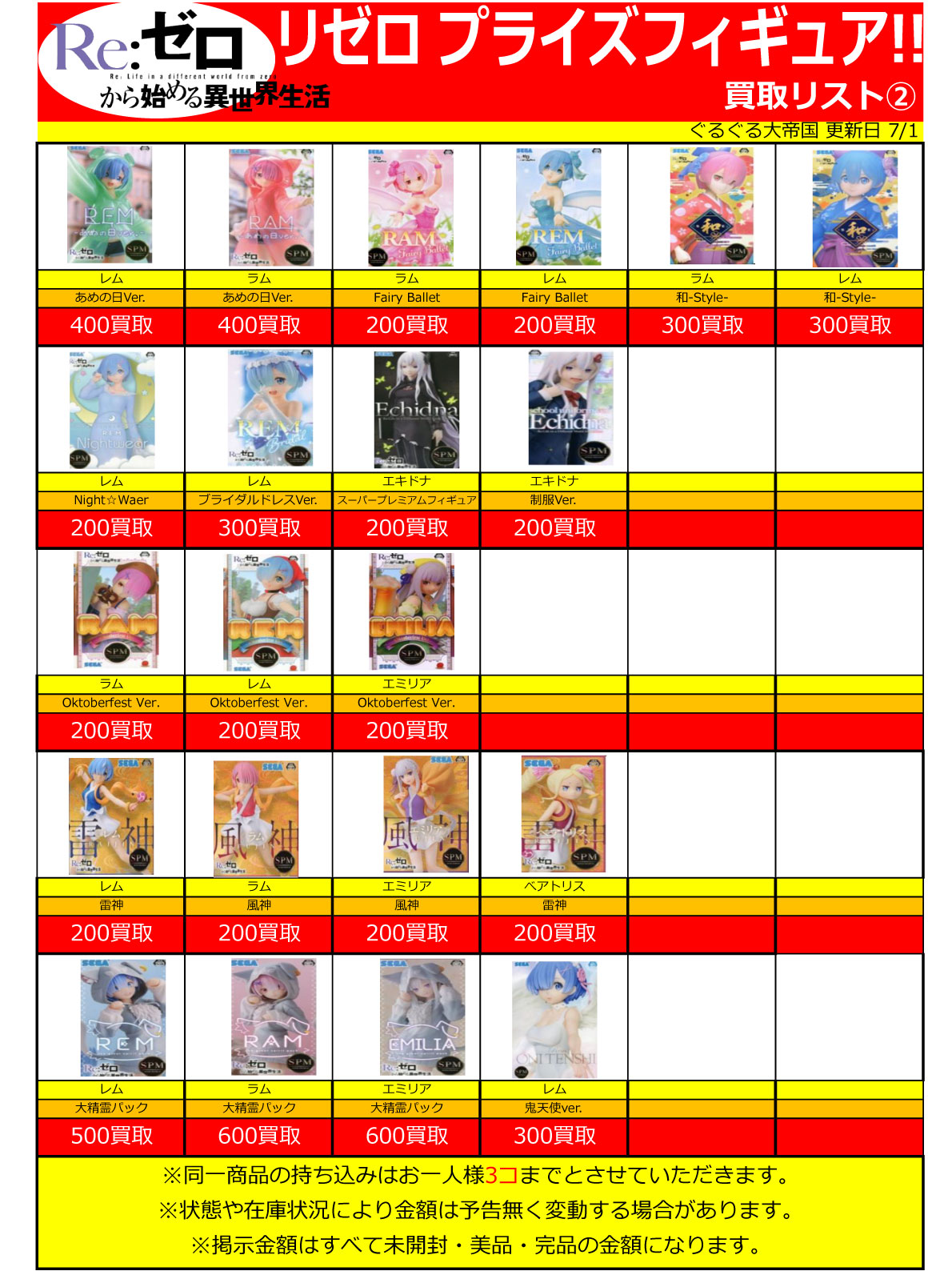 おもちゃ強化買取商品