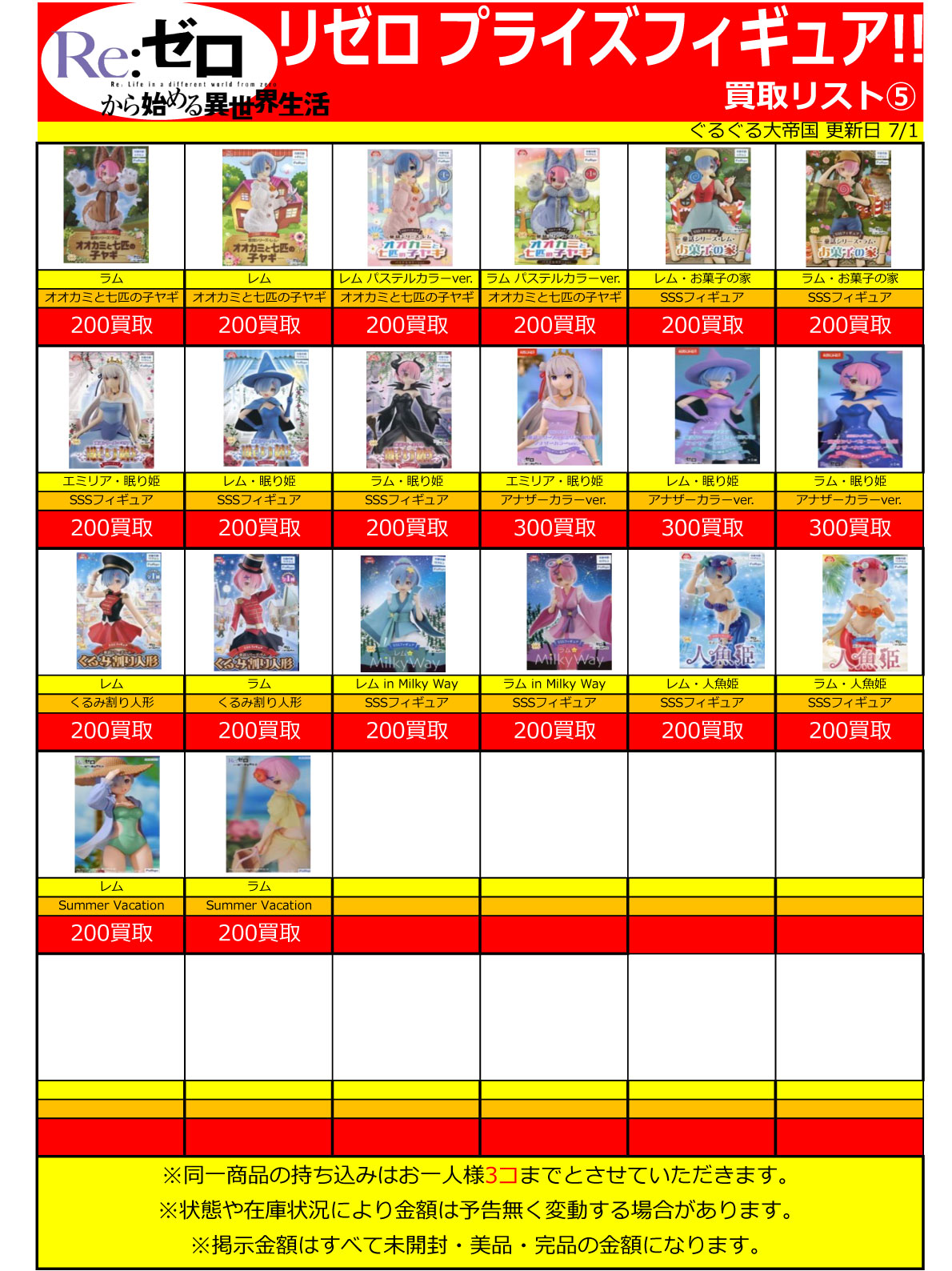 おもちゃ強化買取商品