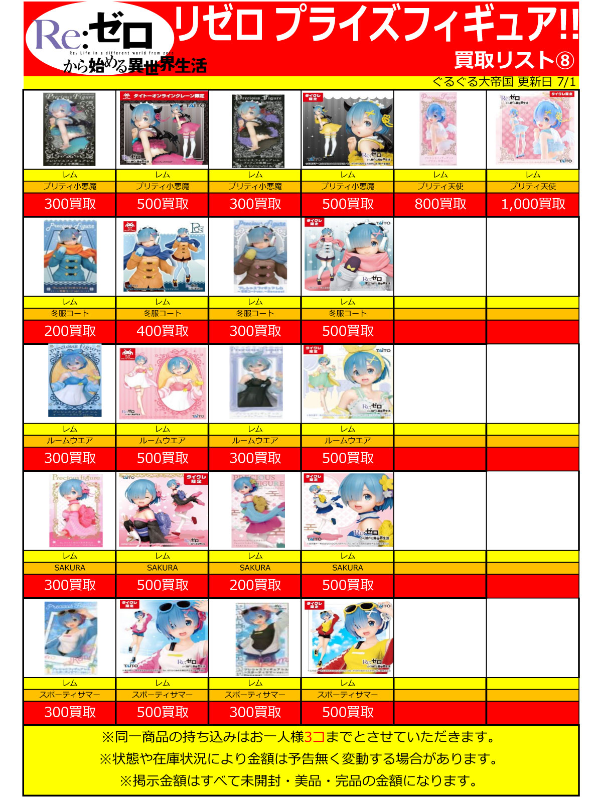 おもちゃ強化買取商品