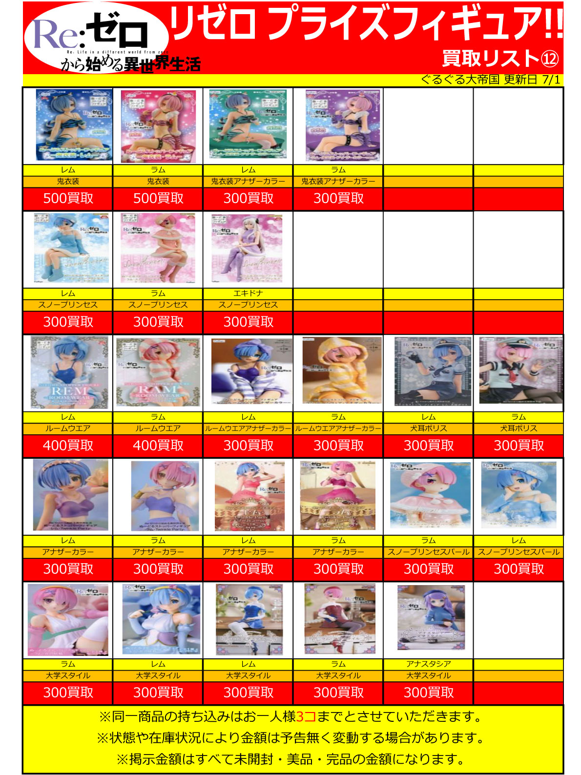 おもちゃ強化買取商品