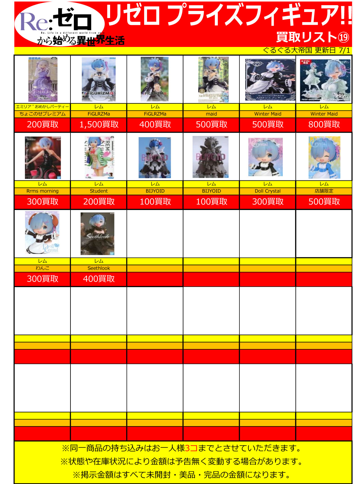 おもちゃ強化買取商品