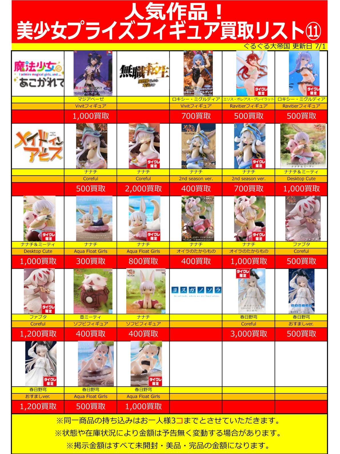 おもちゃ強化買取商品