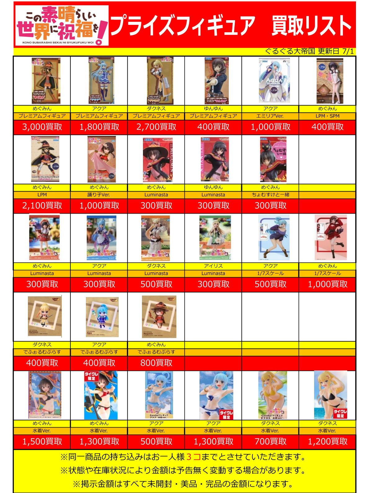 おもちゃ強化買取商品