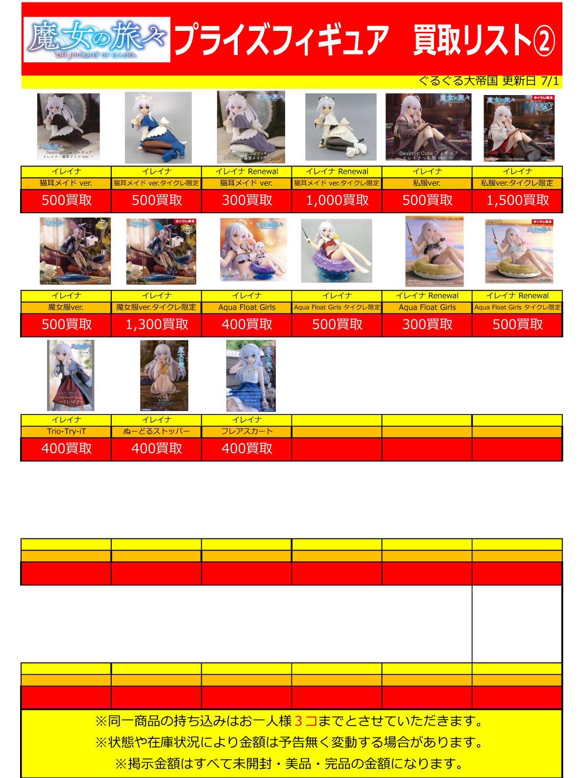 おもちゃ強化買取商品