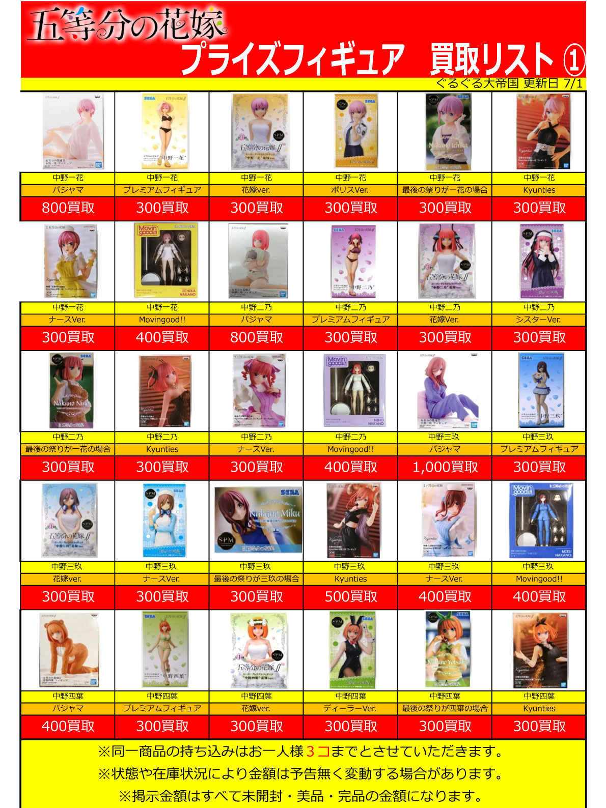 おもちゃ強化買取商品