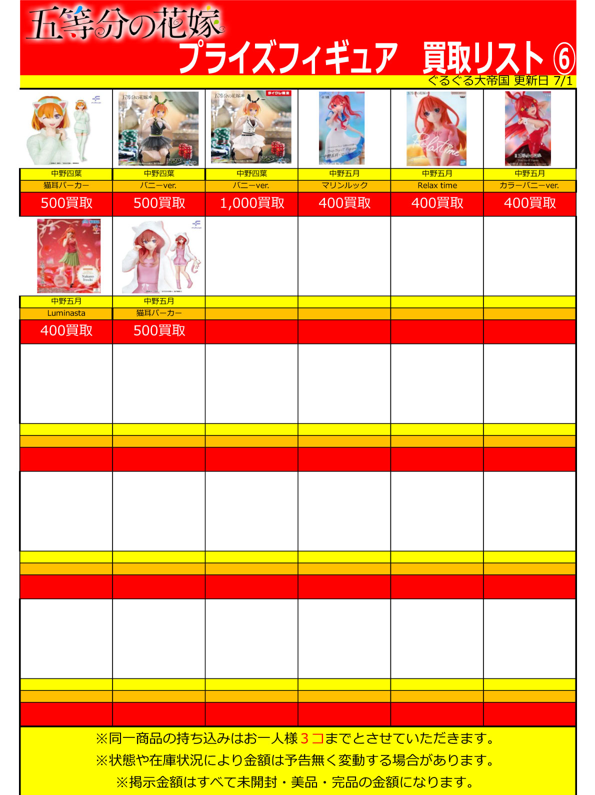 おもちゃ強化買取商品