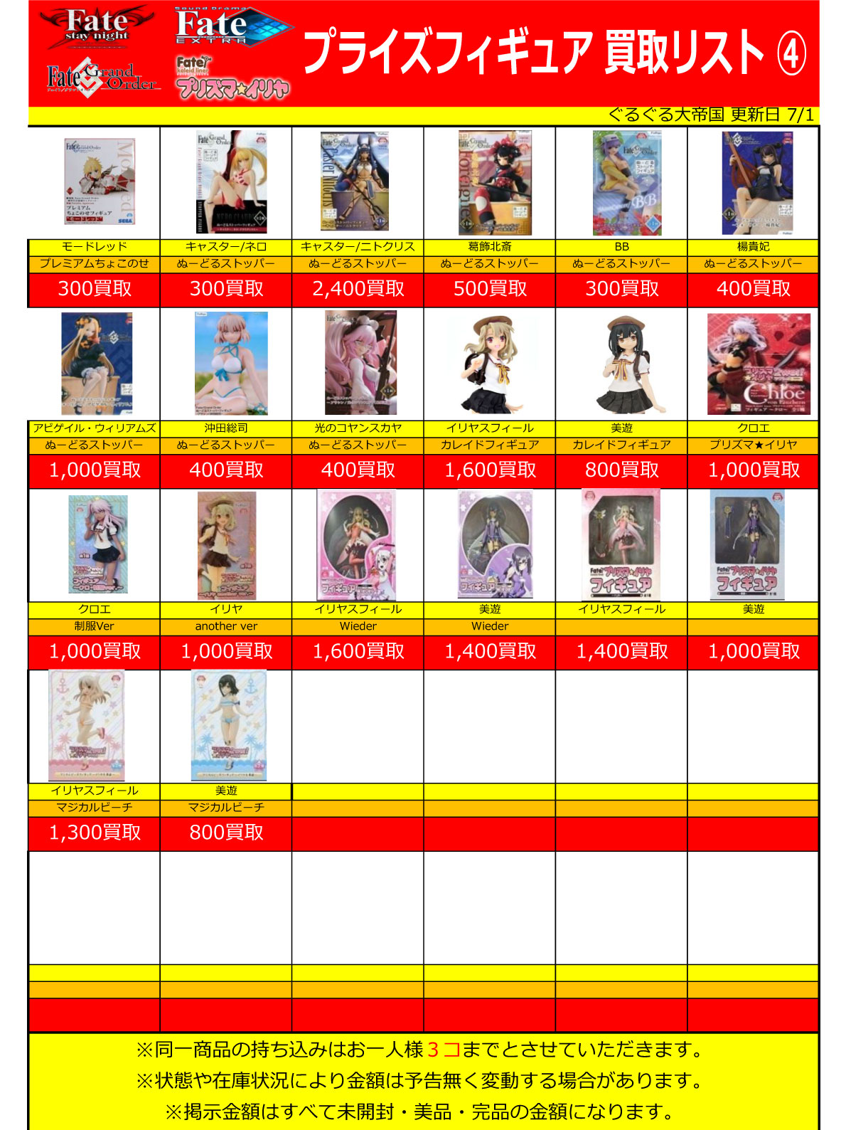 おもちゃ強化買取商品